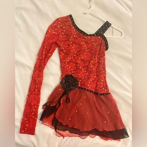 Girls figure skating dress